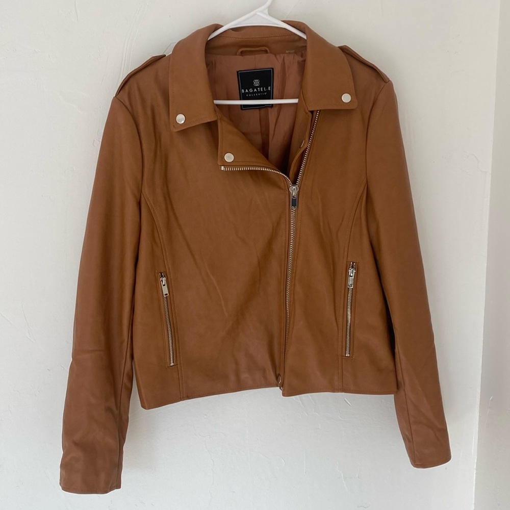 Bagatelle collection jacket size large faux leather